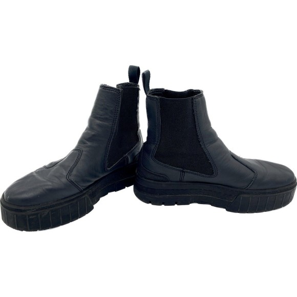 Puma 381651-01 Wmns Mayze Chelsea Infuse Chelsea Boots Ankle Low Heel 1-2 Sz 8.5 - Picture 2 of 6